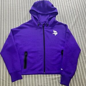 New Era Purple Vikings Apparel Hoodie